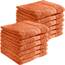 REDBEST Handtuchset, Frottierset 12er-Pack Chicago Terra Größe 50x100 cm - saugstark, strapazierfähig, ideal für Reisen, Sport (weitere Farben)