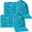 REDBEST Gästetuch 12er-Pack Chicago türkis Größe 30x50 cm - saugstark, strapazierfähig, ideal für Reisen, Sport (weitere Farben)