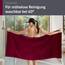 Lashuma Badetuch XXL 70x140 cm, London Frottee Luxus Duschtuch in Kirschrot für Damen, Ideal für Wellness und Urlaub
