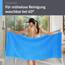 Lashuma Herren Duschtuch 70x140 cm Blau - Capri, London Baumwolle Schulter Badehandtuch