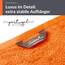 Lashuma Baumwollhandtuch 50x100 cm, London Frottee Handtuch Set Orange - Clementinen