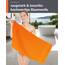 Lashuma Baumwollhandtuch 50x100 cm, London Frottee Handtuch Set Orange - Clementinen