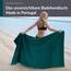 Lashuma Frottee Badetuch 100x150 cm, London Premium XXL Strandtuch Grün - Opal