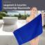 Lashuma Wellness Handtuch 50x100 cm aus 100% Baumwolle Azur Blau, Weich, Hautfreundlich, Ideal für das tägliche Bad oder als Geschenk