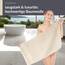 Lashuma Frottee Handtuch 50x100 cm Farbe Natur 100% Baumwolle - Flauschig, Schnell Trocknend, Ideal für Männer und Frauen