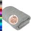 Lashuma saugstarkes Baumwollhandtuch 50x100 cm, London Frottee Handtuch Herren Grau - Stein