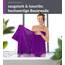 Lashuma XXL Badetuch Dame Lila - Aubergine, London Frottee Strandtuch - Handtuch groß 100x150 cm