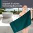 Lashuma Baumwollhandtuch 50x100 cm, London Flauschiges Frottee Kinderhandtuch Grün - Opal