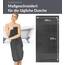 Lashuma Frottee Badetuch 100x150 cm, London Frottee Duschtuch XXL Anthrazit - Grau