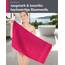 Lashuma Frotteehandtuch Damen Rot - Rhabarber, London Kinder Handtuch 50x100 cm