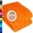 Lashuma Frottee Handtücher Set Orange - Clementinen, London 2X Flauschiges Handtuch 50x100 cm