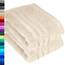 Lashuma Handtuch Set 50x100 cm Natur, London Flauschige Frottee Handtücher aus 100% Baumwolle, Perfekt für Männer und Frauen