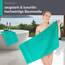 Lashuma Frottee Handtücher Set 50x100 cm Meeres Türkis, London Weiche Baumwolltücher, Perfekt für Strand, Bad und Wellness