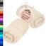 Lashuma Waschlappen Baby 30x30 cm Natur London 2er Set aus Baumwolle, Weiche Frottee Waschlappen für das Gesicht und Kinder