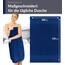 Lashuma Handtuch groß 100x150 cm, London saugstarkes XXL Frottee Duschtuch Blau - Marine