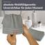 Lashuma kleines Handtuch Set 30x30 cm, London 2X Waschlappen Gesicht Grau - Stein