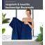 Lashuma Handtuch groß 100x150 cm, London saugstarkes XXL Frottee Duschtuch Blau - Marine