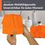Lashuma 6er Set Badezimmer Gästehandtücher Orange - Clementinen, London Frottee Gesichtstücher 30x30 cm