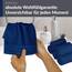 Lashuma Frottee Gästehandtücher Blau - Marine, London 6er Pack Kinderhandtuch Set 30x30 cm