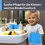 Lashuma 6er Waschlappen Frottee Blau - Capri, London kleines WC Handtuch Set 30x30 cm