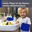 Lashuma Frottee Waschlappen Set 30x30 cm, London 6er Set Azur Blau, Weiche Kinderhandtücher aus Baumwolle