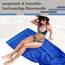 Lashuma XXL Saunatuch Königs Blau, Lugano Liege Handtuch für Sauna, Pool und Strand 80x200 cm