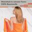 Lashuma Badetuch groß für Damen - Herren, Lugano XXL Sauna Handtuch Orange 100x200 cm