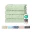 Müskaan® 4er Bambus Handtuch Set Eukalyptus, 50% Baumwolle & 50% Bambus, 50x100cm, 450g/m² – Öko-Tex, Frottee Handtücher Set Baumwolle, Baumwoll Handtuchset Grün für Bad, 60°C waschbar, Frotteetücher