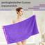 Lashuma Bad Handtücher Set 50x100 cm, Lugano 2er Set Frottiertücher Lila - Lavendel