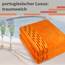 Lashuma Frottee Duschtücher 70x140 cm, Lugano 2er Handtücher Set Orange
