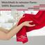Lashuma Frottee Handtücher 50x100 Rot, Lugano 2er Set Baumwolle Handtücher mit Aufhänger