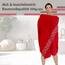 Lashuma Saunatuch Dame 100x200 cm Rot, Lugano XXL Frottee Badetuch Groß
