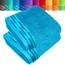 Lashuma Handtücher Set Blau - Aquamarin, Lugano Handtuch flauschig 100% Baumwolle
