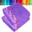 Lashuma Bad Handtücher Set 50x100 cm, Lugano 2er Set Frottiertücher Lila - Lavendel