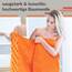 Lashuma Frottee Duschtücher 70x140 cm, Lugano 2er Handtücher Set Orange