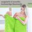 Lashuma Frottee Duschtücher 70x140 aus 100% Baumwolle, Lugano 2er Pack Badehandtuch Apfelgrün