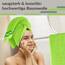 Lashuma Deluxe Handtücher 50x100 Grün - Apfelgrün, Lugano Frotteetücher Premium Qualität