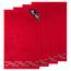 Lashuma kleine Frottee Handtücher Rot, Lugano 4er Set Gästetücher 30x50 cm