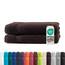 Müskaan® 2er Handtuch Set Braun, 100% Baumwolle, 70x140cm, 500g/m² – Öko-Tex, Frottee Handtücher Set Baumwolle, Duschtücher 70x140cm, Handtuchset Braun für Bad, 60°C waschbar, Frotteetücher