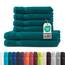 Müskaan® 6er Handtuch Set Petrol, 100% Baumwolle, 500g/m² – 2X Duschtuch 70x140cm & 4X Handtuch 50x100cm – Öko-Tex, Frottee Handtücher Set Baumwolle, Handtuchset Blau, 60°C waschbar, Frotteetücher