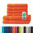 Müskaan® 6er Handtuch Set Terra-Orange, 100% Baumwolle, 500g/m² – 2X Duschtuch 70x140cm & 4X Handtuch 50x100cm – Öko-Tex, Frottee Handtücher Set Baumwolle, Handtuchset Orange, 60°C waschbar