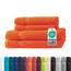Müskaan® 4er Handtuch Set Terra-Orange, 100% Baumwolle, 500g/m² – 2X Duschtuch 70x140cm & 2X Handtuch 50x100cm – Öko-Tex, Frottee Handtücher Set Baumwolle, Handtuchset Orange, 60°C waschbar