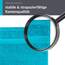 Lashuma Händehandtuch klein 30x50 cm, Linz extra weiches Gästehandtuch Blau - Aquamarin