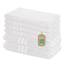 Lavea® 6-teiliges Handtuch Set, 100% Baumwolle - 4 Handtücher 50x100 cm & 2 Duschtücher 70x140 cm, weich, saugstark & pflegeleicht, Flauschiges Badehandtuch Set für Bad, Gäste & Spa, Weiß