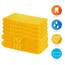 Lavea® 6-teiliges Handtuch Set, 100% Baumwolle - 4 Handtücher 50x100 cm & 2 Duschtücher 70x140 cm, weich, saugstark & pflegeleicht, Flauschiges Badehandtuch Set für Bad & Gäste, Rapsgelb