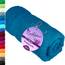 Lashuma 100% Baumwolle Duschtuch Blau - Petrol, Linz Premium Herren Badetuch 70x140 cm