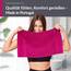 Lashuma kleines Gast Handtuch 30x50 cm, Linz Frottee Gästetuch Pink - Purpur