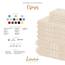 Lavea® 10-teiliges Handtuch Set Elena, 100% Baumwolle - 4 x Handtuch, 2 x Duschtuch, 2 x Gästetuch, 2 x Waschhandschuh, Frottee Handtücher Set weich, saugstark & pflegeleicht, Bad & Gäste, Creme
