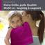 Lashuma Gästetuch weich 30x50, Badezimmer Handtuch Lila - Orchidee, Linz Händehandtuch Küche