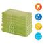 Lavea® 6-teiliges Handtuch Set, 100% Baumwolle - 4 Handtücher 50x100 cm & 2 Duschtücher 70x140 cm, weich, saugstark & pflegeleicht, Flauschiges Badehandtuch Set für Bad & Gäste, Lindgrün
